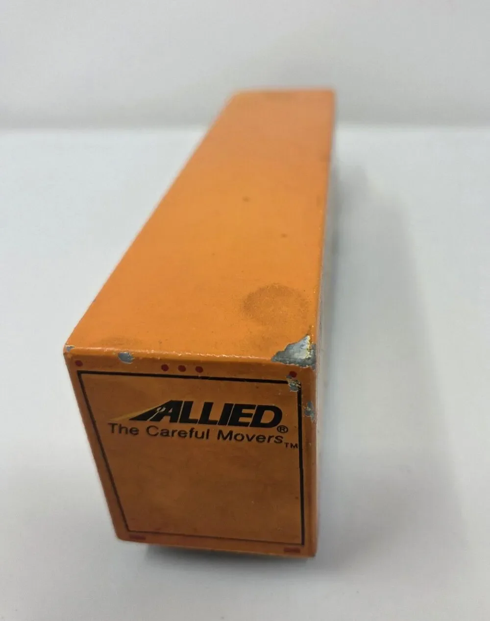 Vintage‎ Ralstoy Allied Van Lines Semi Truck Trailer Metal Toy 9” USA